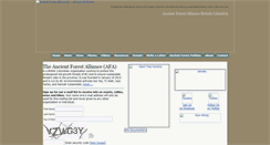 Desktop Screenshot of ancientforestalliance.org